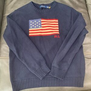 Polo Ralph Lauren American Flag Knit Sweater